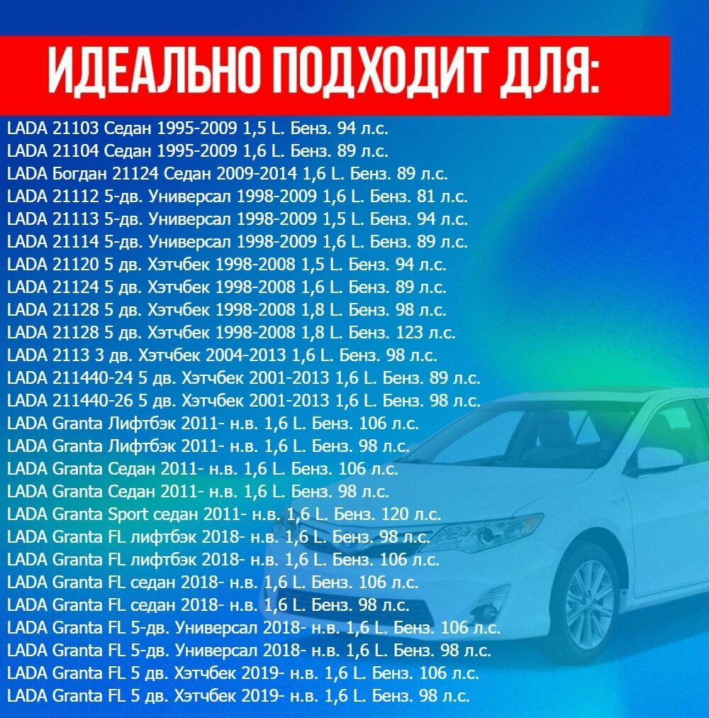 F01H7B0042HZ6 Свеча зажигания ЭЗ Lada (ВАЗ) 2110, 2170, Priora, Granta, Vesta инж. 16 кл, GEELY Emgrand, CHERY Tiggo, LIFAN Solano (Комплект) АУ17 дврм (Энгельс)