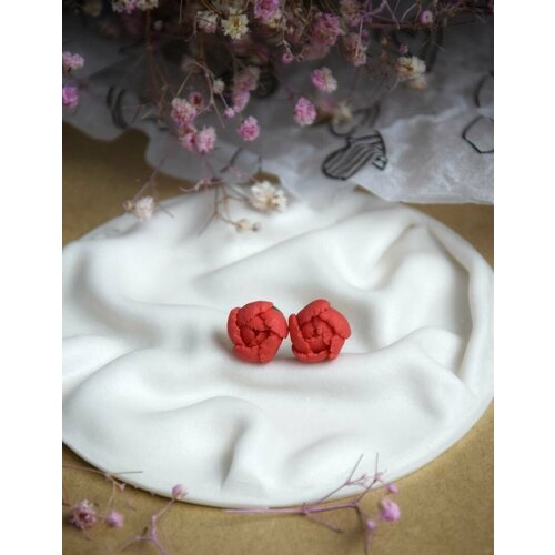 Серьги Artlab, красный