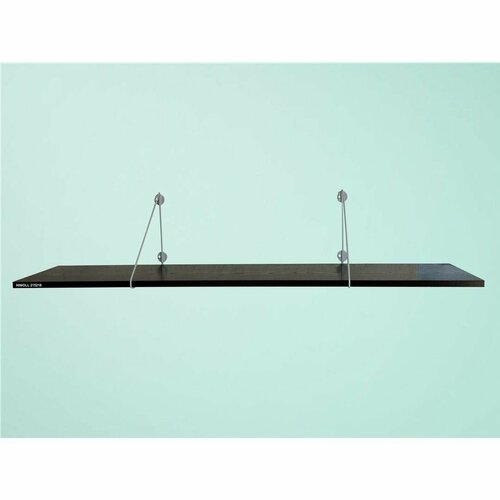 Полка для офисной техники MAIMA 215218 высота 26 см размер 120х30 см серый и венге