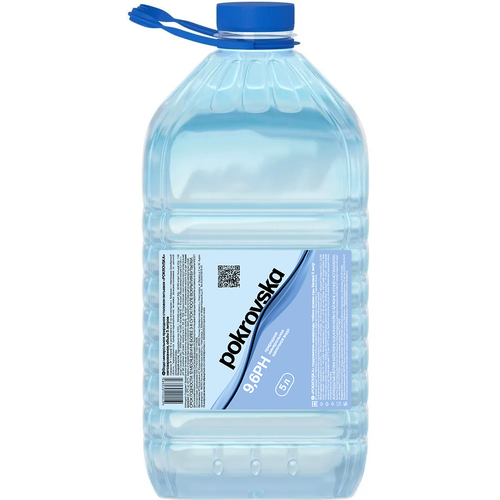 Вода минеральная природная столовая питьевая "POKROVSKA" негазированная 5,0 л, 1 шт
