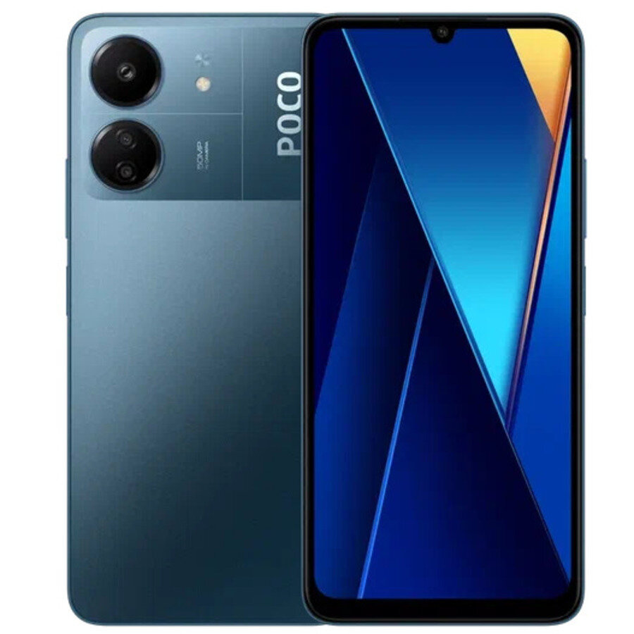 Смартфон Xiaomi Poco C65 8/256 ГБ RU, Dual nano SIM, синий