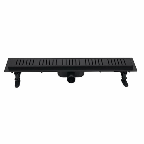 COMFORTY Желоб водоотводящий пластиковый черный 600мм с решеткой черный матовый CF6ADB60 4500₽