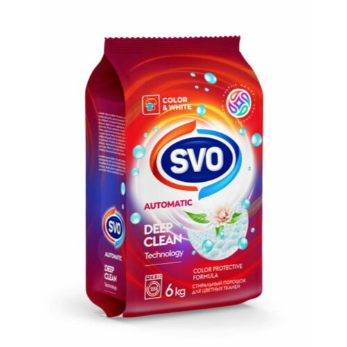 Стиральный порошок COLOR White SVO DEEP CLEAN Rose 6кг 60 стирок 1880₽