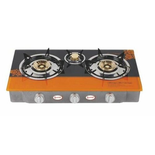 Плитка газовая 3х-комфорочная Умница ПГБС-3К верхняя панель стекло 6971000₽