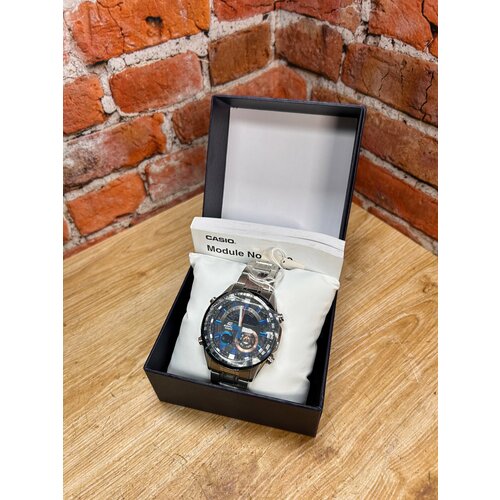наручные часы casio edifice 77263 черный серебряный Наручные часы CASIO, серебряный