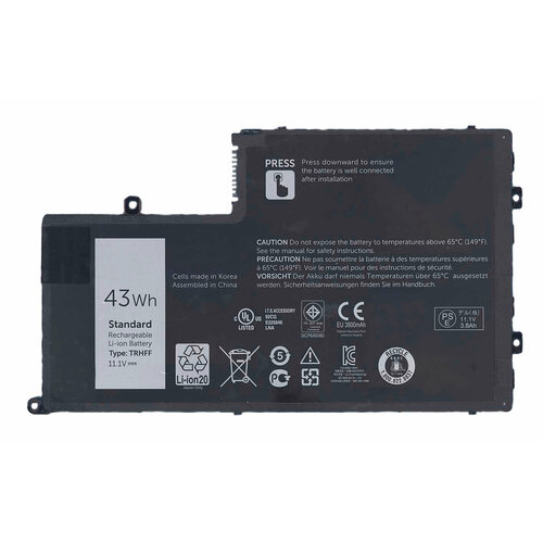 Аккумуляторная батарея для ноутбука Dell Inspiron 15-5547 43Wh TRHFF new replacement laptop battery for dell inspiron 5547 5545 5548 5447 5445 5448 14 5447 15 5547 3450 3550 trhff 11 1v 43wh