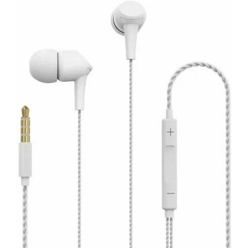 Perfeo наушники внутриканальные c микрофоном SKEW белые 990₽