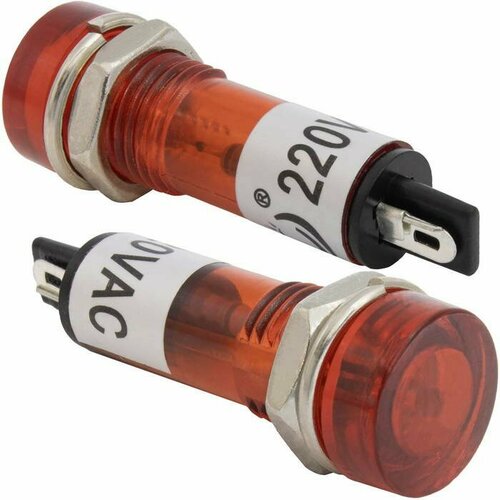 N-805-R 220V Лампочка неоновая в корпусе N-805-R 220 В красная 990₽