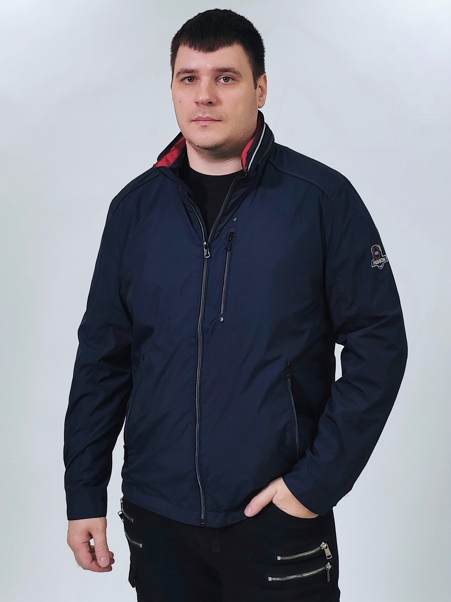 Ветровка ZAKA, размер 56, темно-синий