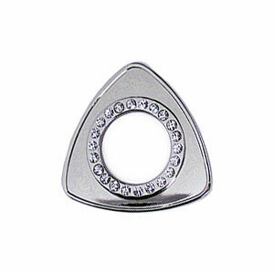 фото Фурнитура "Micron" GB 1330 Украшение "Геометрия" 35 х 38 мм №11 матовое золото (прозрачный) 5 штук