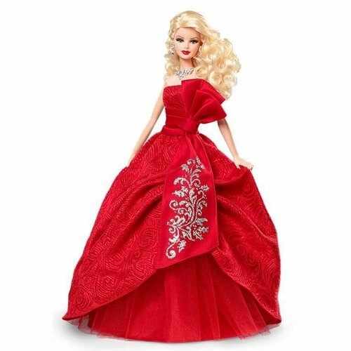 panfil серебристый бант из жаккарда с напылением Кукла Barbie Holiday 2012 (Барби Праздничная 2012)