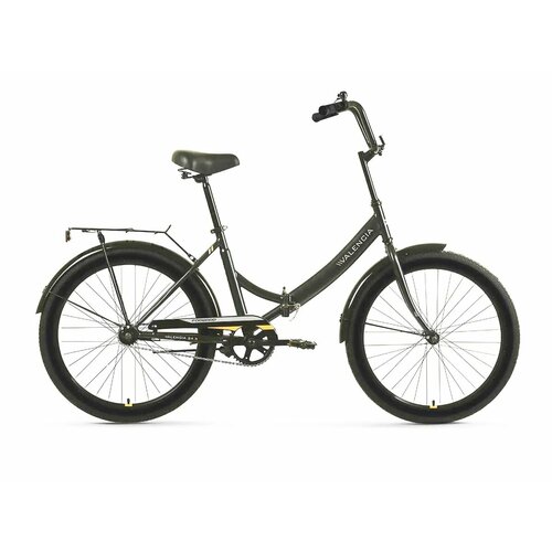 Велосипед FORWARD VALENCIA 24 X 24 1 ск рост 16 2024 черный-матзолотистый 2094000₽