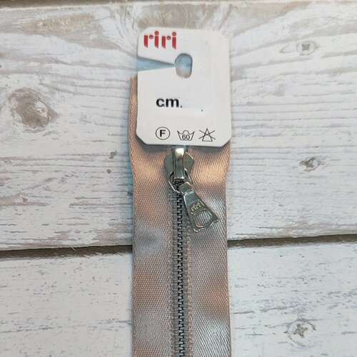 Молния RIRI металл сатин никель ME4 NI Flach GT SA12 941218см -1шт 754₽