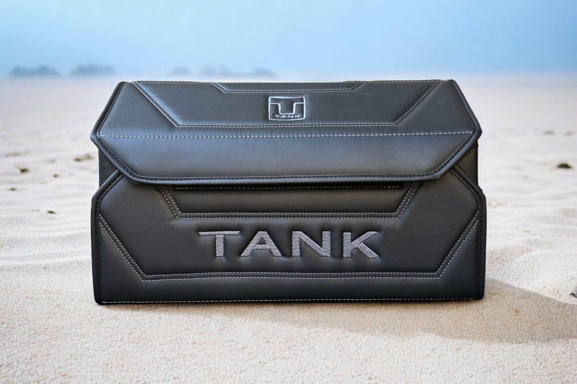 Органайзер в багажник для автомобиля TANK, черный 50 см
