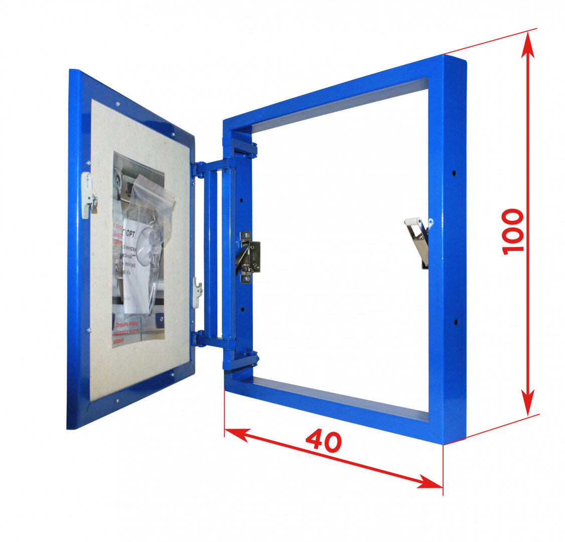 Ревизионный люк под плитку Lyuker K 100/40 Грузоподъемность 11.90кг