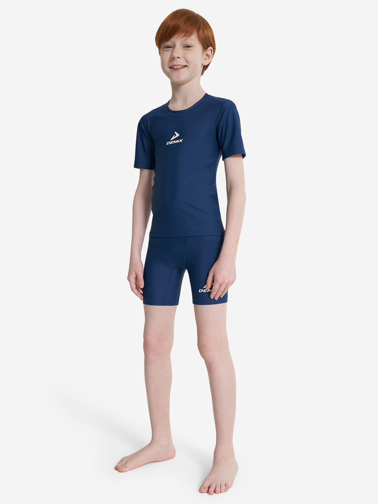 Шорты Demix, размер 122-128, cиний — фото 1