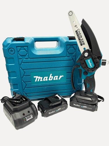 Изображение товара Электропила Mabar, аккумуляторная, 24В, 800Вт, 1/4 дюйма, Li-Ion, подсветка