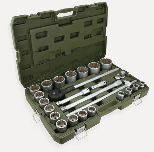 Изображение товара Набор головок и принадлежностей 3/4", 26 предметов, Дело Техники, 632726