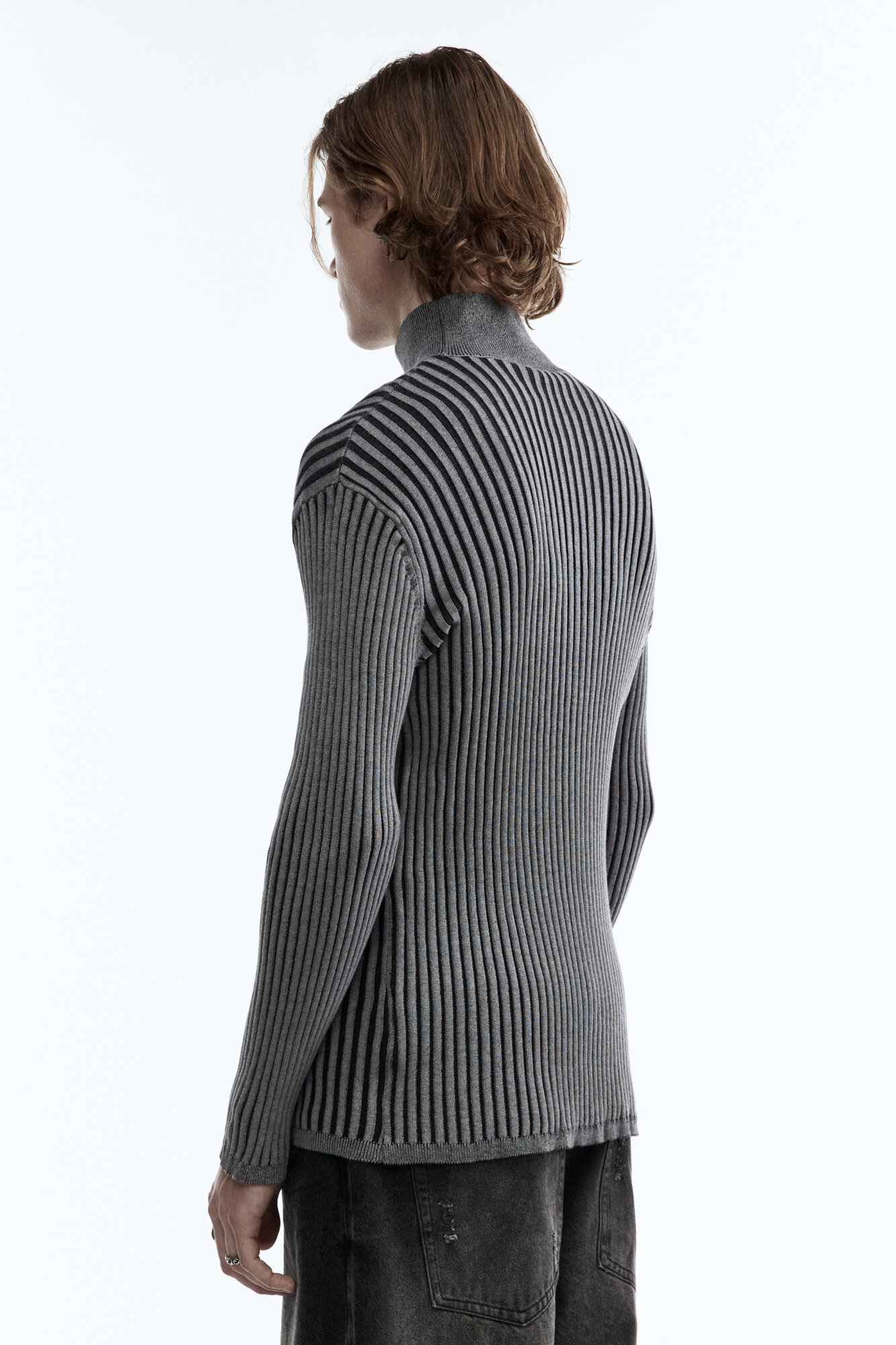 Свитер Befree Grunge, размер M/176, , темно-серый — фото 1