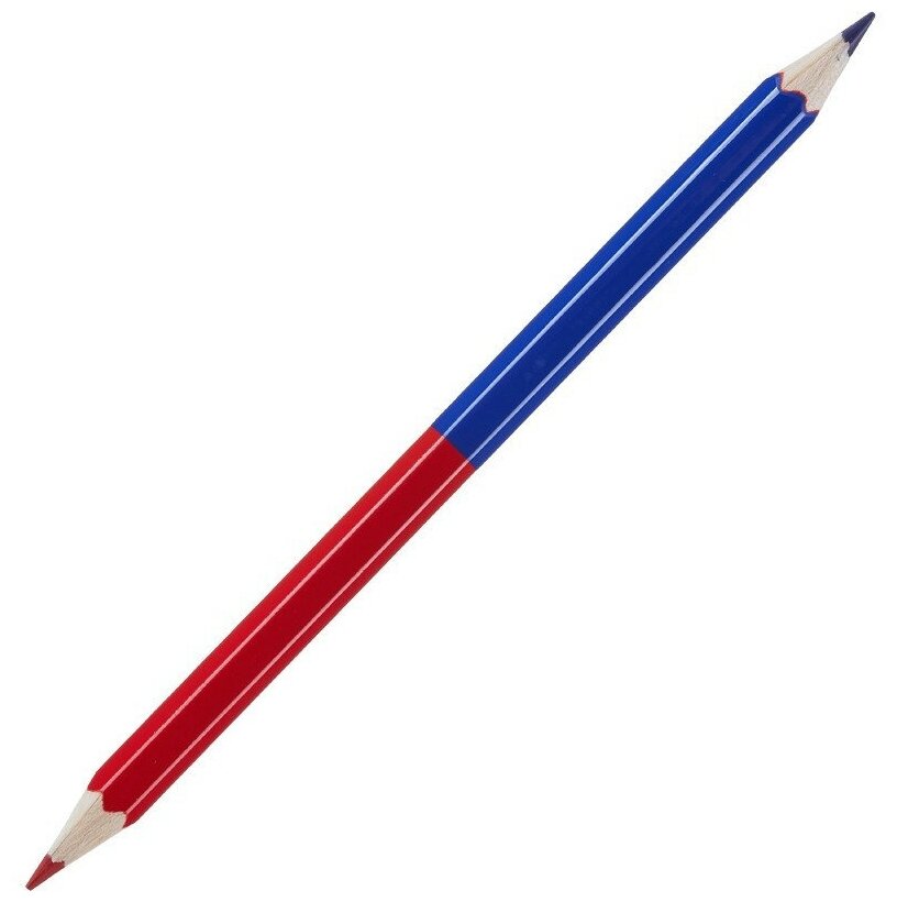 Двухцветный карандаш Koh-i-Noor 34230EG006KS, шестигранный, красный/синий