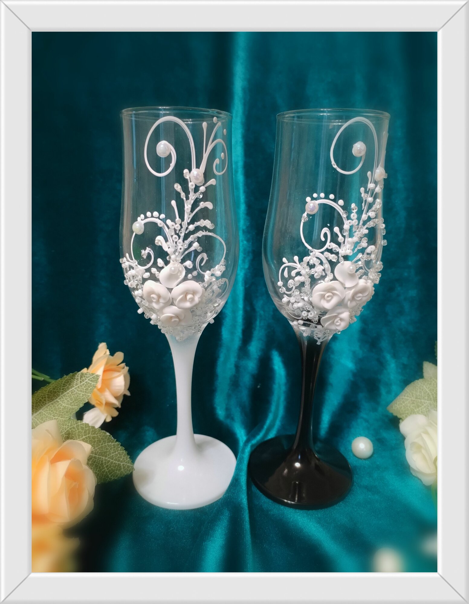 Свадебные бокалы 2 шт