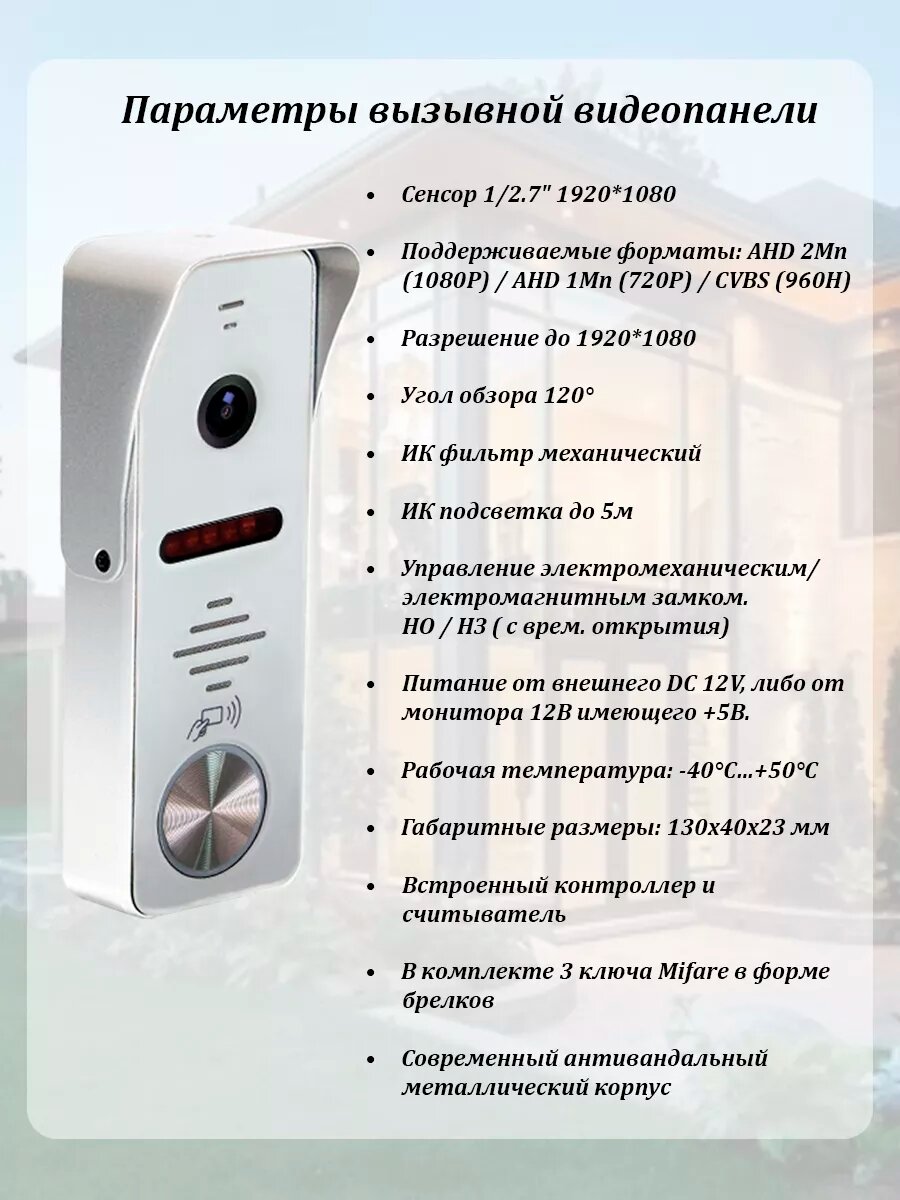 Вызывная видеопанель — фото 1