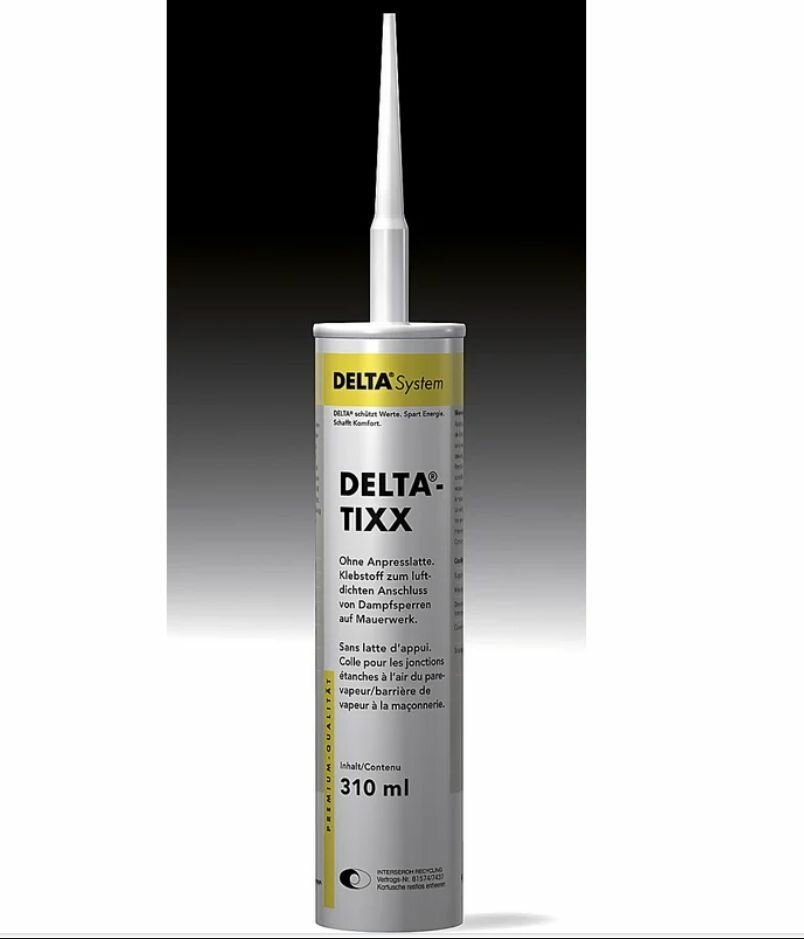 Клей для пароизоляции DELTA-TIXX 310мл / Клей монтажный Дельта Тикс