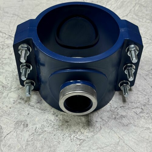 Седло врезное Unidelta 125х2 хомут-врезка 2900₽