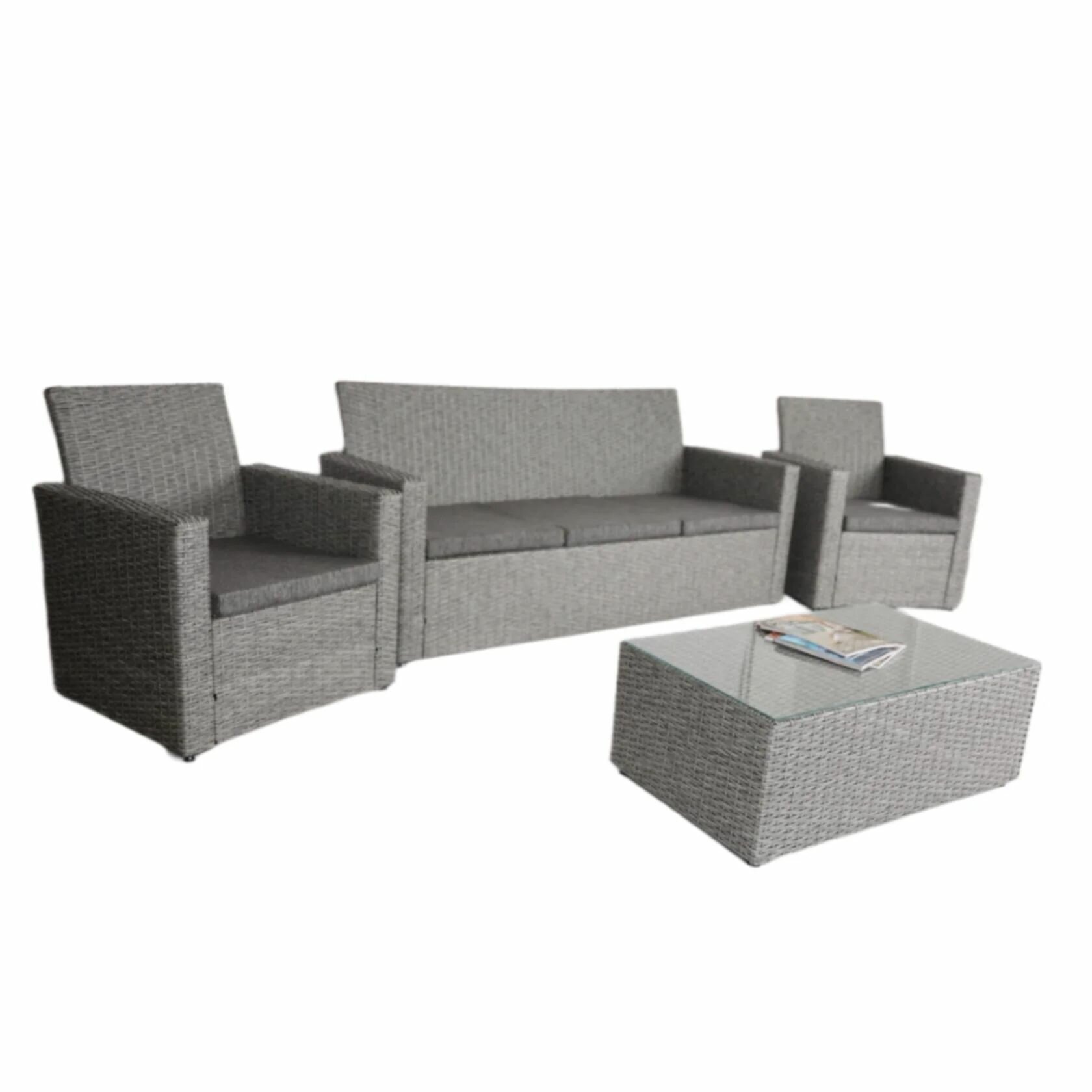 Набор мебели для сада и дачи из ротанга Тунис Granit