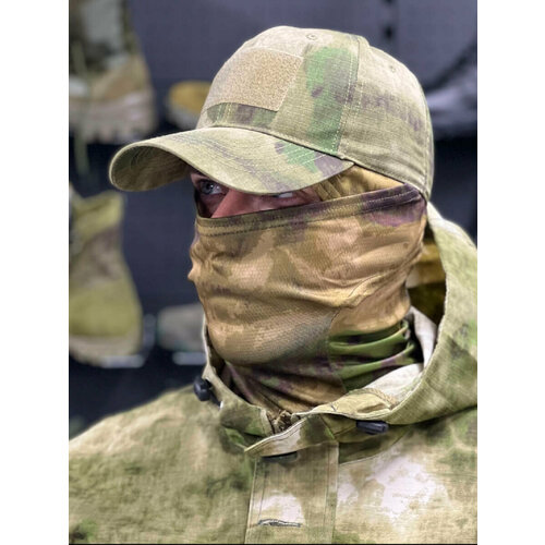 Комплект бейсболка тактическая + балаклава тактическая, Цвет: Мох
