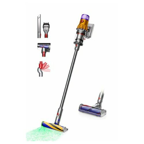 Вертикальный пылесос Dyson V12 SV46 Detect Slim Absolute vacuum cleaners YellowNickel YLNKL GB 52899₽