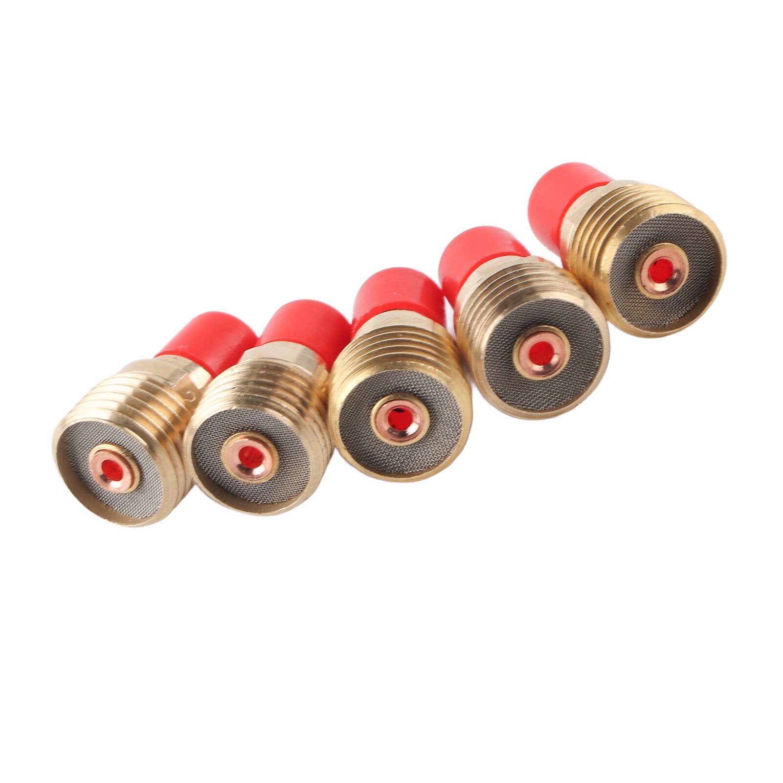 Изображение 5pcs 45V44 Gas Lens Collet Body 2.4mm 3/32 for TIG Welding Torch WP-9/20/25
