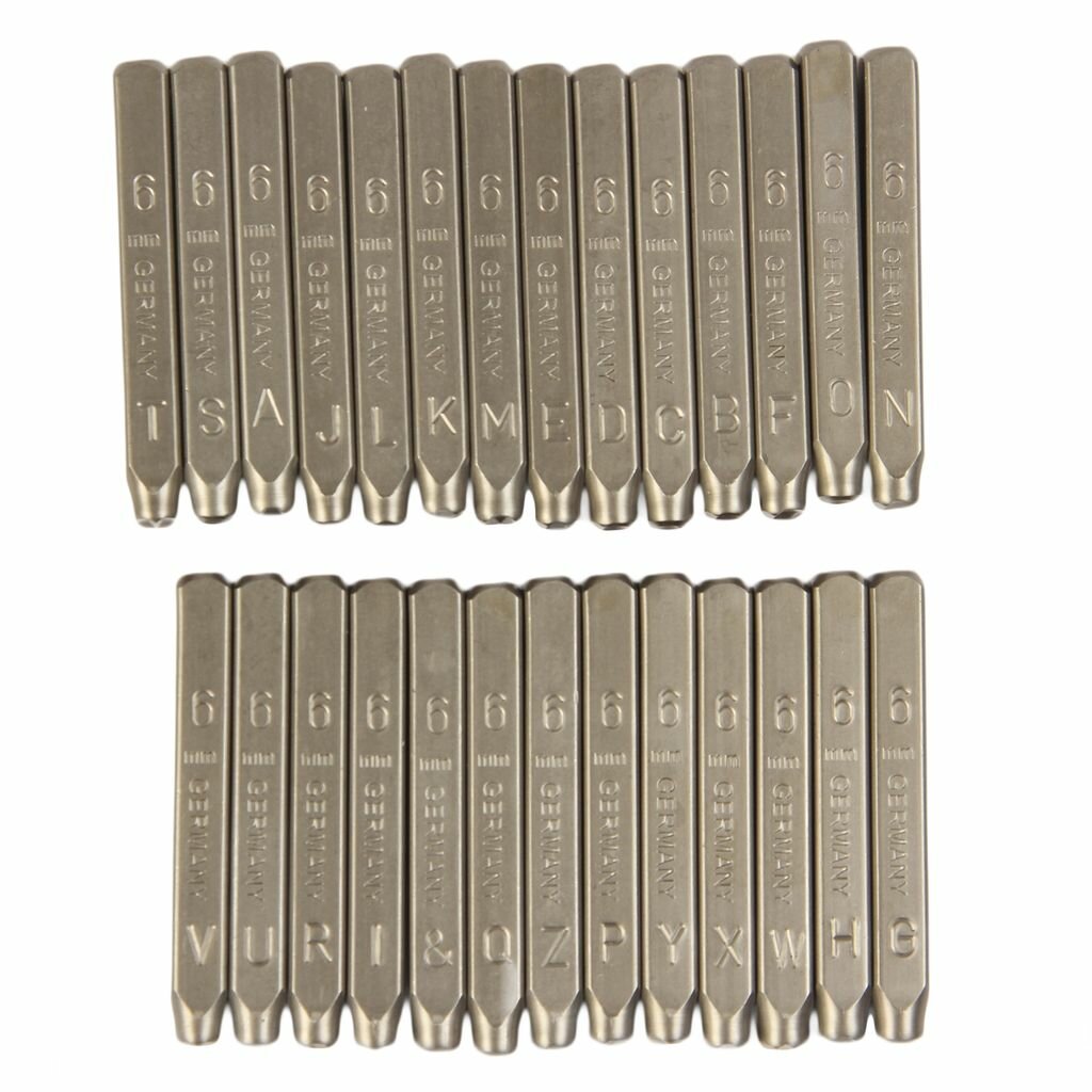 JTC-7248 - Клейма буквенные латиница 6мм JTC — фото 1