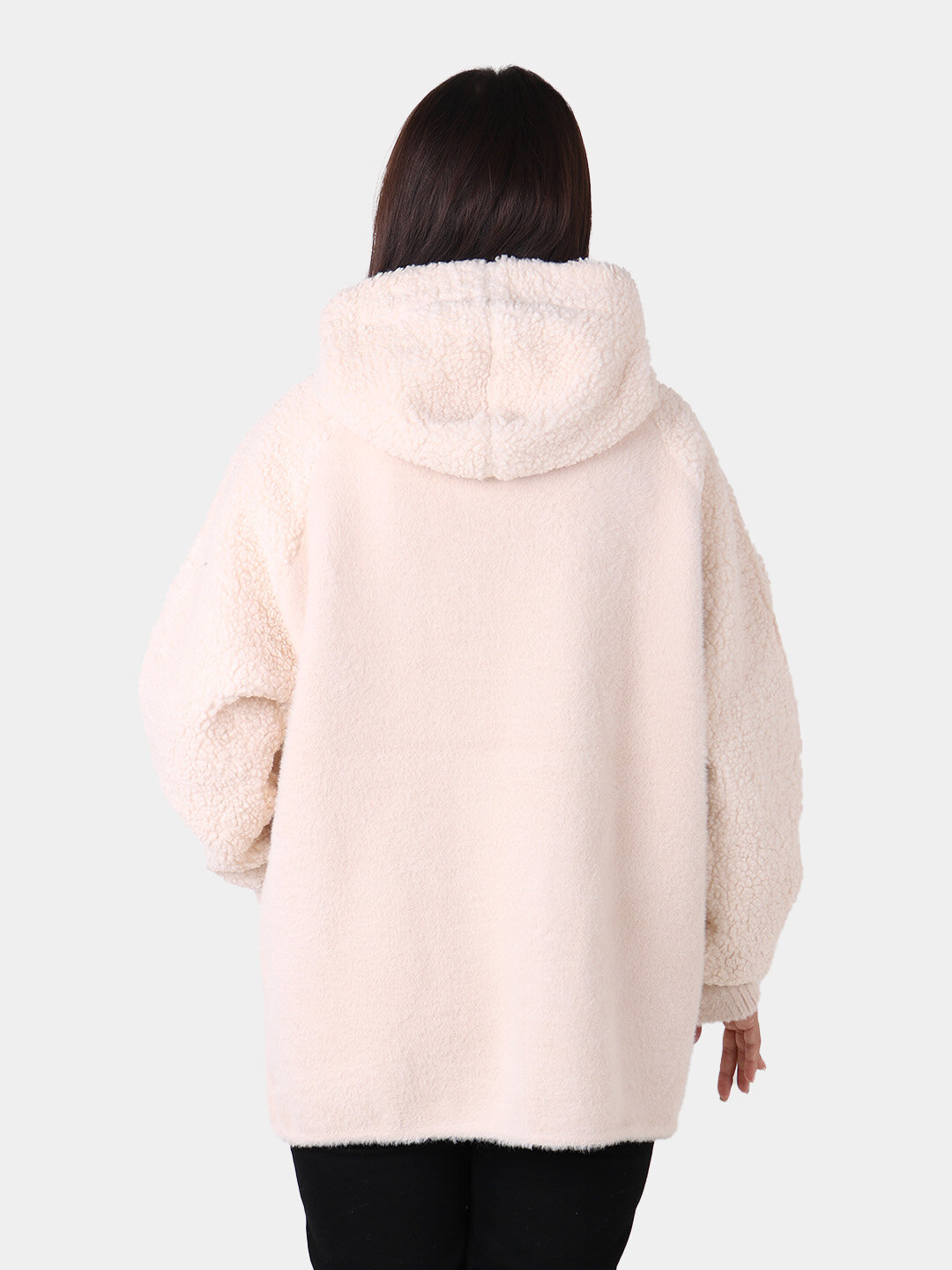 Пальто, размер One Size, кремовый — фото 1