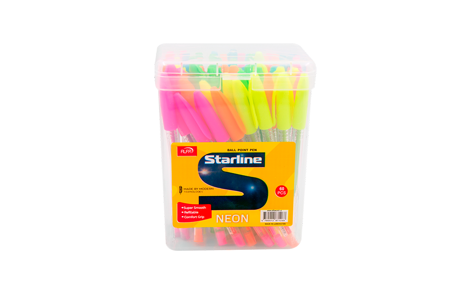 Шариковые ручки Starline Neon 1BP034