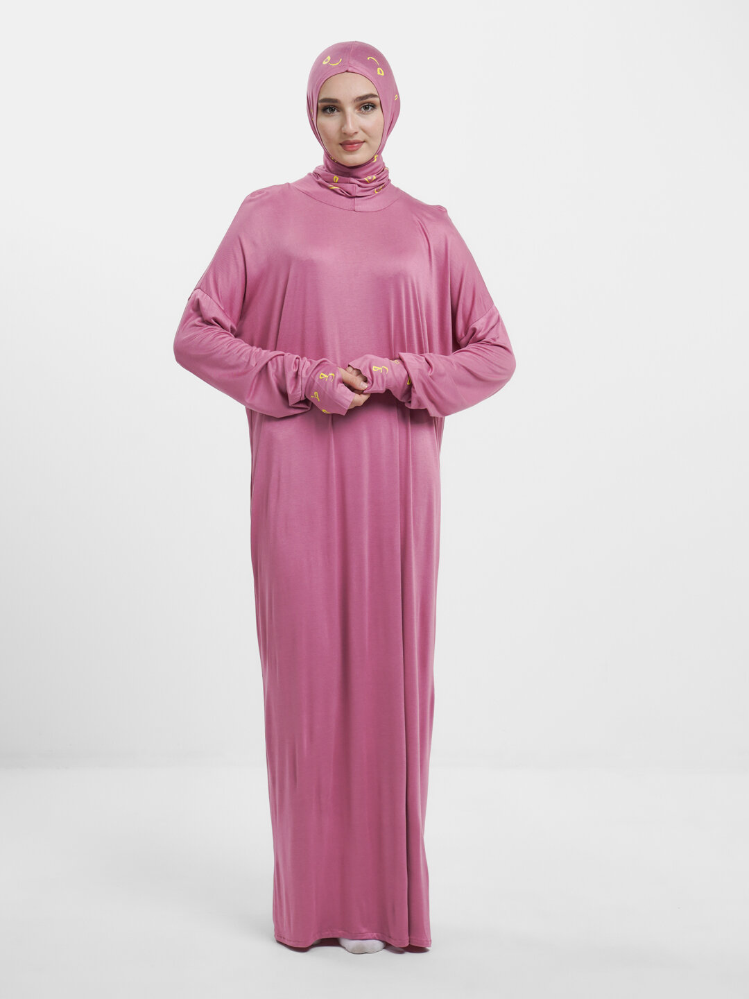 Платье , размер 44-56, розовый, — фото 1