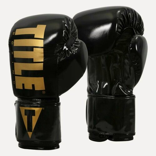 Изображение товара Перчатки боксерские TITLE Boxing Inferno Intensity Elastic Training Boxing Gloves, 14 унций, черные