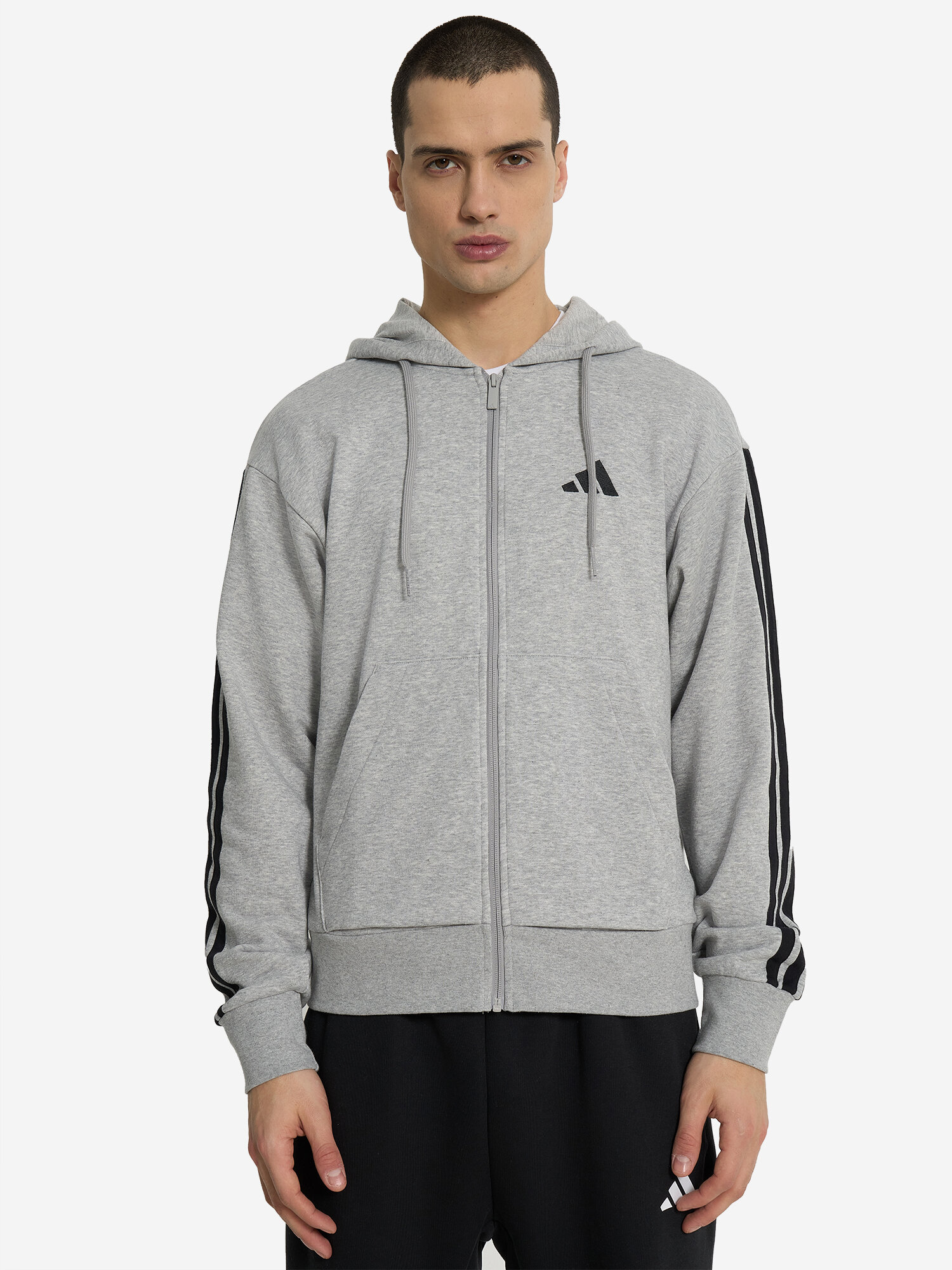 Толстовка спортивная adidas, размер XL, , серый — фото 1