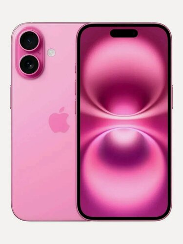 Изображение товара Смартфон Apple iPhone 16 256 ГБ, Pink (Розовый), Dual: nano SIM + eSIM