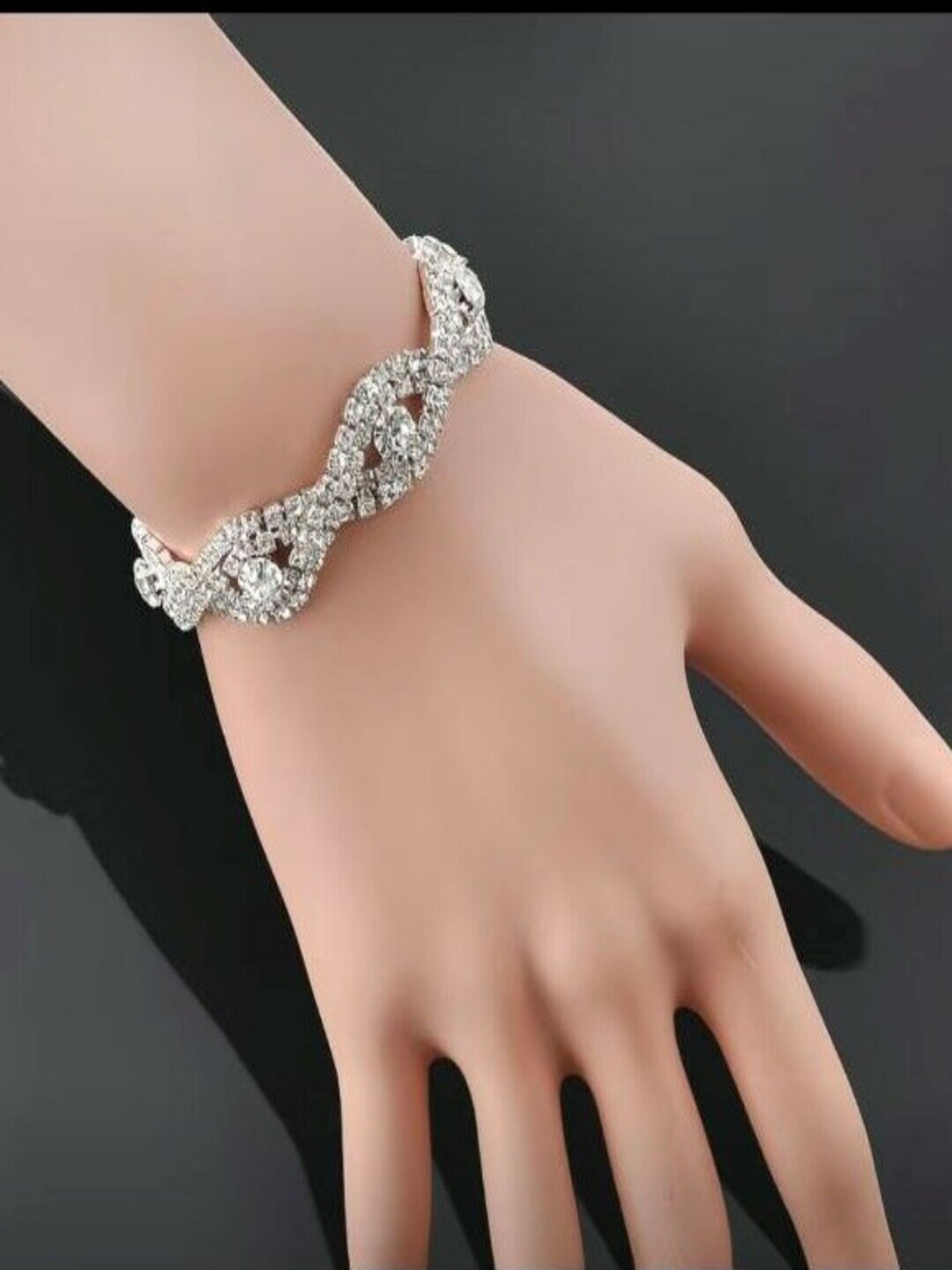 Кольцо, серебристый — фото 1