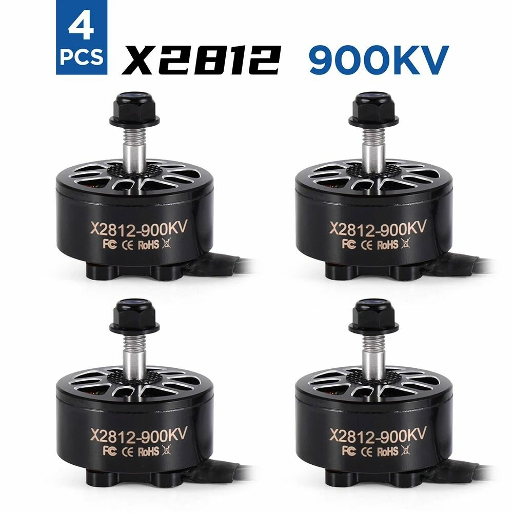 9IMOD 4 шт бесщеточных двигателя X2812 900KV 1115KV 2-6S с подшипником 4 мм для RC мультироторных самолетов
