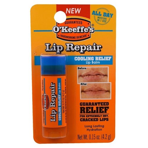 O'Keeffe's Lip Repair охлаждающий бальзам для губ