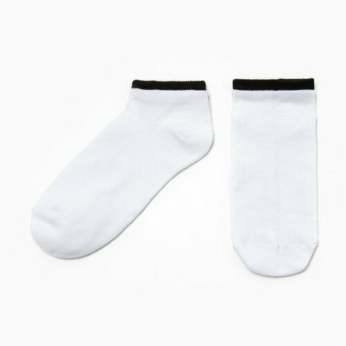 Носки Happy Frensis, размер 35/38, черный, белый носки minaku размер 35 38 белый