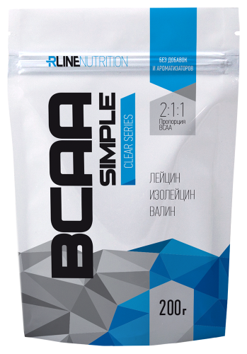 Аминокислоты Rline BCAA Powder (БЦАА) 200 г