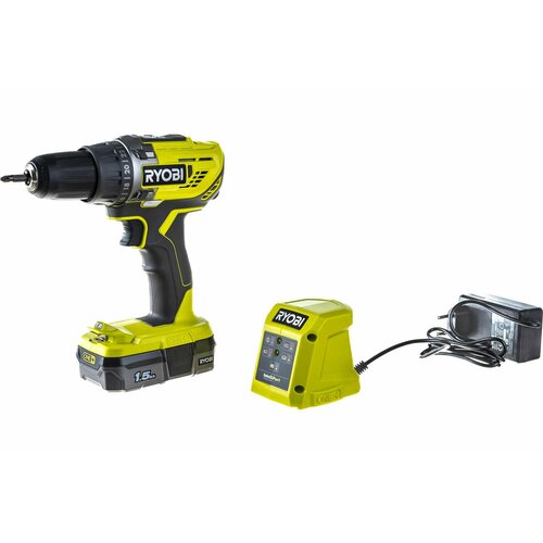 Компактная дрель-шуруповерт Ryobi R18DD3-115S 5133005301 шуруповерт ryobi r18pd7 220b