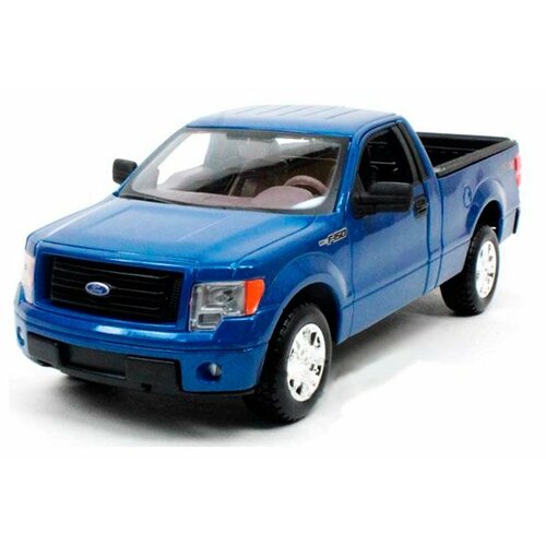 Легковой автомобиль Welly Ford F-150 (43701), 11 см, синий игрушка модель машины 1 34 39 ford f 150 красный