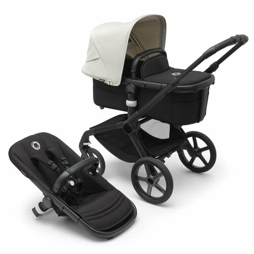 Коляска-трансформер Bugaboo Fox 5 black/ midnight black/Misty white