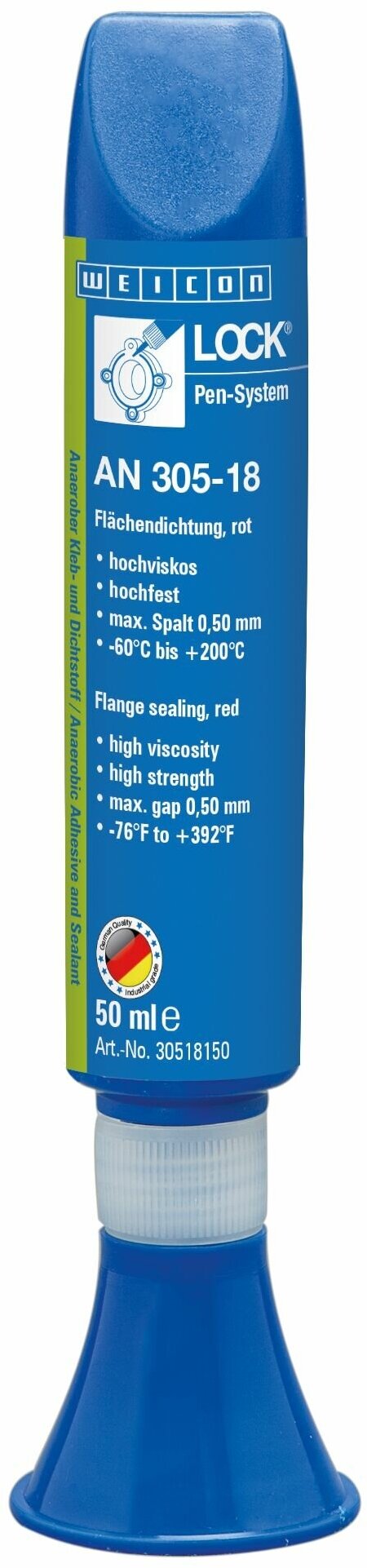 Клей-герметик для уплотнения фланцев WEICONLOCK AN 305-18 (50 мл)