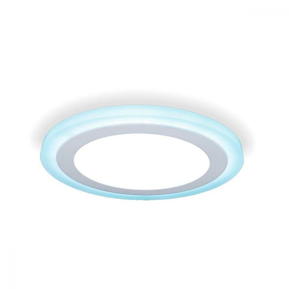 Светильник встраиваемый светодиодный Gauss Backlight BL119 круглый 12/4 Вт 4000 K, алюминий/акрил, цвет белый - фотография № 14