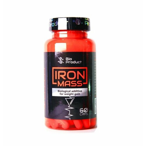 Bio Product Iron Mass для набора мышечной массы, (60 кап)